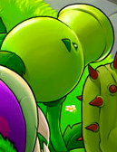Peashooter on the loading screen