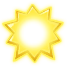 Sunflower's sun projectile