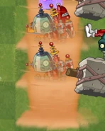 Blastronaunt Zombies riding on a sandstorm