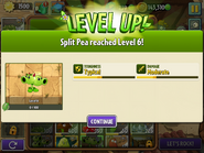 Split Pea reached level 6