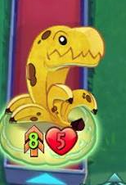 Bananasaurus Rex Fused with Pumpkin Shell