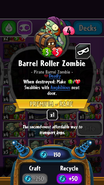 Barrel Roller Zombie's statistics