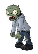 Early Concept from RIch Werner of a Zombie in a Hoodie