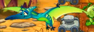 The full body of pterodactyl