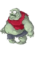 Early Concept of an Unknown Zombie from Rich Werner