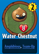 The player receiving Water Chestnut from a Premium Pack