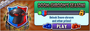 Doom-shroom in an advertisement for Doom-shroom's Season in Arena