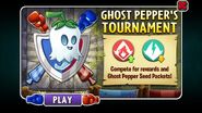 Ghost Pepper in an advertisement for Ghost Pepper's Tournament