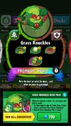 Grass Knuckles' statistics (Locked)