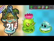 Plants vs Zombies 2 - Big Wave Beach Day 21 -Plants Lvl 1 & No Premium-