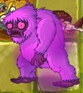 A Treasure Yeti affected by the Stallia's perfume effect