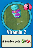 The player receiving Vitamin Z from a Premium Pack