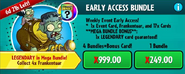 Frankentuar on the advertisement for the Early Access Bundle