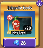 Jalapeno's seeds in the store (10.2.1, Gold)