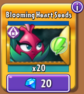 Blooming Heart's seeds in the store (Gold)