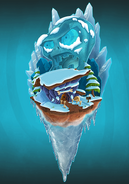 Frostbite Caves world icon.