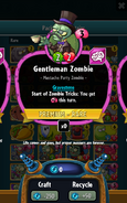 Gentleman Zombie's statistics