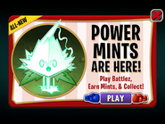 Fila-mint featured in a Power Mints ad