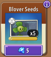 Blover's seeds in the store (10.6.2)