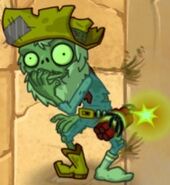 A fainted Prospector Zombie