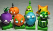 Starfruit figure with Far Future figures, including the Cuke