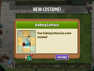 Obtaining Iceberg Lettuce's second costume