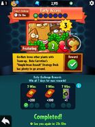 Go-Nuts being the featured card in the menu for the August 29th, 2017 Daily Challenge