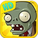 Zombie in the 2nd Plants vs. Zombies iPad app icon