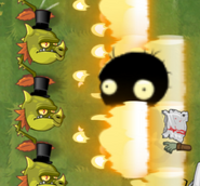 Snapdragon torches a zombie (9.1.1)