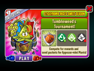 Tumbleweed in an advertisement of Tumbleweed's Tournament in Arena (Stickybonb Rice's Sweet Season)