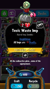 Toxic Waste Imp's statistics