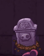 Revealing from the gravestone (animated)