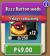 Bzzz Button's seeds costing real money in the store