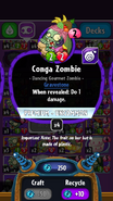 Conga Zombie's statistics