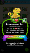 Bananasaurus Rex's statistics