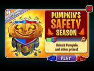 Pumpkin in an advertisement for Pumpkin's Safety Season in Arena