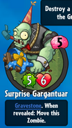 The player receiving Surprise Gargantuar from a Premium Pack