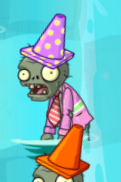 Springening Conehead Zombie in Big Wave Beach