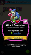 Wizard Gargantuar's old statistics