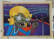 The other version of Roller Zombie in a Plants vs. Zombies sticker album