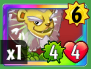Dandy Lion King's card