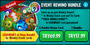 Zombie High Diver on an advertisement for the Event Rewind Bundle. Note his design from the aforementioned HD picture