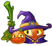 HD Pumpkin Witch's costume