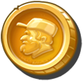 A gold coin