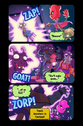 The comic strip when the player starts the third level of this mission