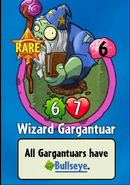 The player receiving a Wizard Gargantuar from a Premium Pack