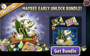 MayBee in an advertisement for MayBee's Early Unlock Bundle