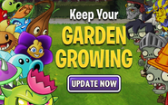 Sap-fling in an ad for a game update