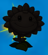 Metal Petal Sunflower's silhouette
