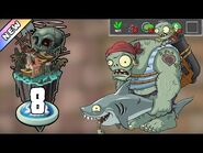 Plants vs Zombies 2 - Pirate Seas Day 8 -Plants Lvl 1 & No Premium-